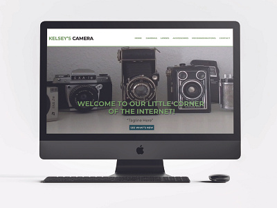 Kelsey's Camera Web Design adobe photoshop photoshop web web design web designer webdesign webdesigner website design