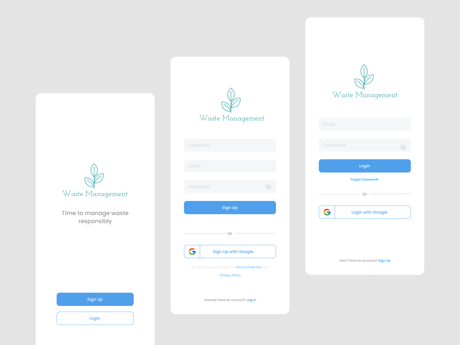 Login Page Waste Management Apps Pt2 By Reza M Ramdhan On Dribbble   Login Page 4x 