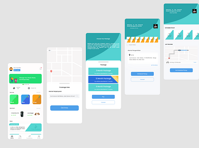 Homepage - Pick Waste Service mobile app design ui uiux waste management