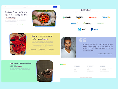 Foodwaste Campaign donate food food waste mobile app design ui uiux waste management