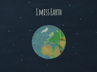 I miss earth illustration design earth globe illustration logo terra world