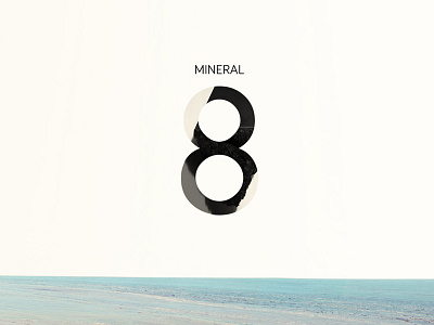 Logo design for Mineral8.com design logo mineral minimal minimalism