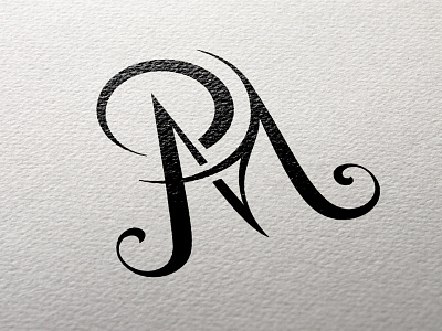 Monogram design hand lettering monogram typography