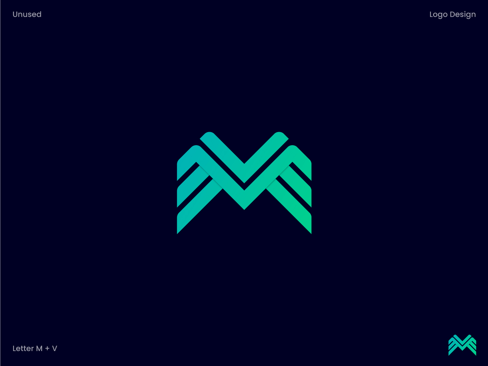 M + V Logo Design Concept. by Aminul Islam | Logo & Branding Specialist ...