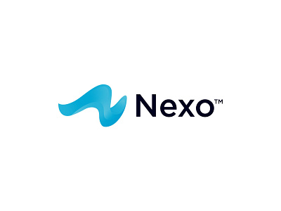 Nexo logo Design application brand identity branding business corporate design gradient logo logo minimal logo mordern logo typography vector