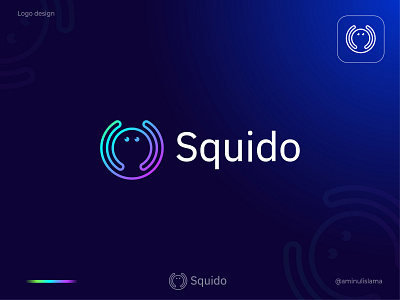Squid Logo Design Branding.