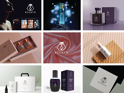 Scento l Brand Identity design l Oud & perfume