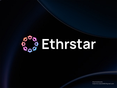 Ethereum Star Logo - Cryptocurrency Business