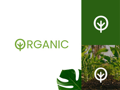 Organic business logo -Natural logo