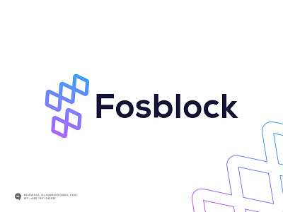 Fosblock Logo - Blockchain logo