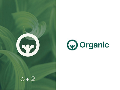 Organic business logo, Natural logo, agriculture