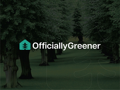 Officially greener logo, Organic, Natural logo🍃 brand branding businesscard design greener home hometree idea identity insperation leaf logo logoidea logomark natural organic portfolio tree usa visual