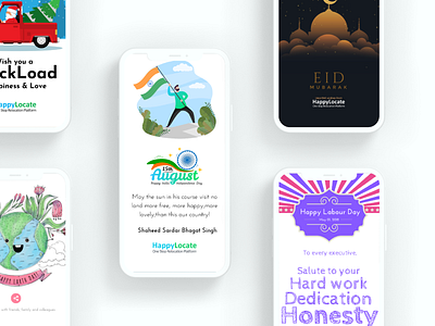 Creatives for festivals | Made for Mobile creative graphic design mobile