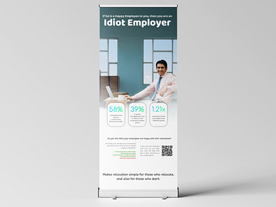 Standee for B2B services | Roll Up Banner banner graphic design print roll up