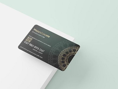 Premium Hotel Voucher | Physical Card business card card design