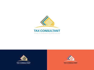 Tax Consultant Logo brand brand identity branding consultant consultant logo identity identity branding identity design logo tax