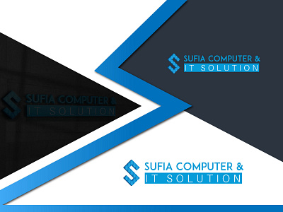 Sufia Computer IT Solutions Logo brand brand design brand identity branding computer computer logo it it logo logo logo design branding logodesign technology technology logo