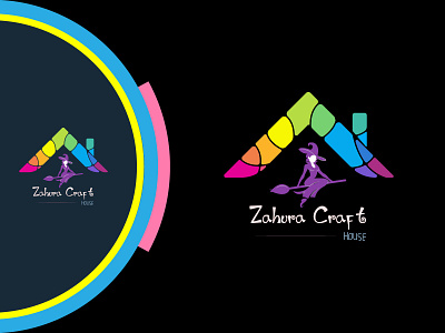 Zahura Craft House brand brand identity branding branding and identity colorful colorful design colorful logo craft craft logo crafting craftwork identity identity design logo logodesign