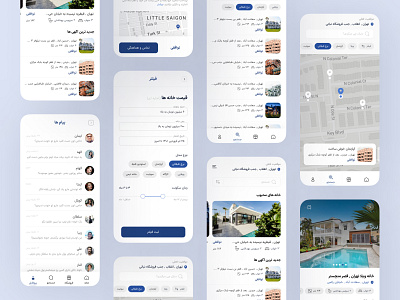 Real Estate App app app design app ui design branding design estate persona real estate ui ui design user research ux ux design