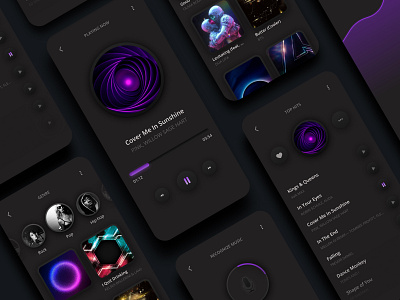 Music Player App - Dark