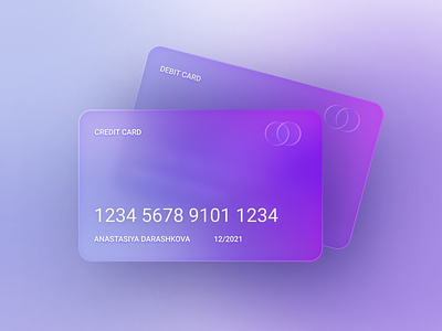 Credit card - Glassmorphism 3d bank banking branding coins course credit credit card daily ui design features glassmorphism mastercard money trends ui visa