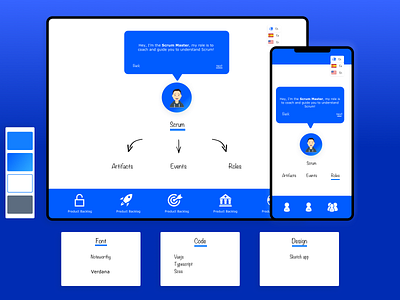 Dynamic Scrum - Final Edition sketchapp ui webapp website