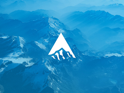 Outdoor Outfit adventure clean design hike hiking hill journey modern mountain mountaineering nature negative space outdoor outfit outfitter peak simple logo sport summit triangle wandering