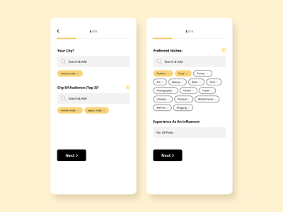 Survey forms - UI design