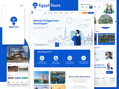 Egypt Tours | UI UX Web Design design travel travel agency travel app travel app design travel ui design travel web design travel website travelling trips app trips web design ui ui ux design ui design ui travel web site ui ux design ui ux web ui ux web design ui ux website ui web design