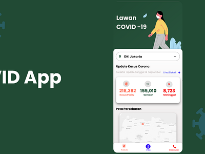 My Covid App app art design graphic design icon illustration ui ux web website