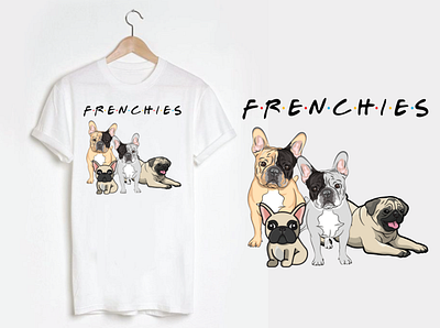 Dog t shirt design.