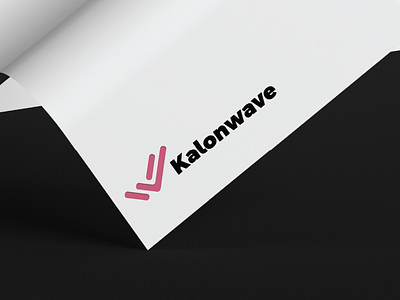 Kalonwave Logodesign branding elegant logo logodesign logotype minimal mockup modern simple typography