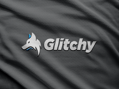 Glitchy Gaming logo 3d branding graphic design logo