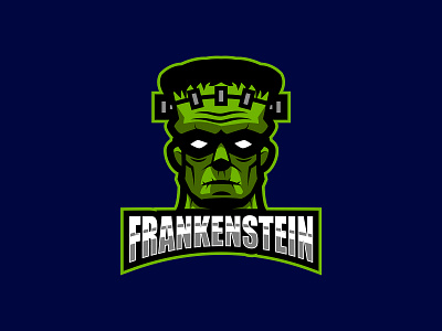 Frankenstein Logo Esport animal cartoon cool design esport graphic halloween halloween vector head icon illustration isolated monster predator sport symbol vector wild wildlife zombies