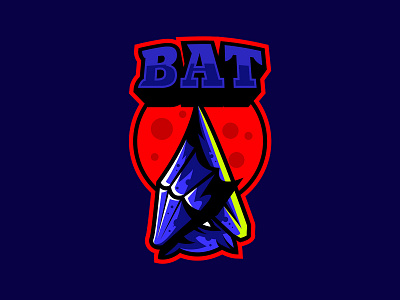 Bat Logo Esport badge banner champion competition design element emblem equipment game graphic icon illustration league logo play sign sport symbol team vector