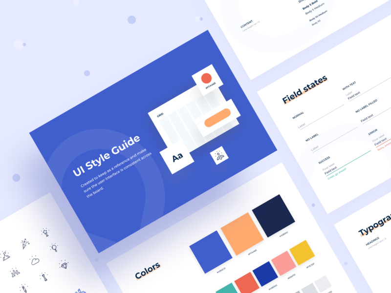 Bold - UI Style Guide arounda bold button color components designsystem guide guidelines library palette styleguide typography ui ui elements ui kit visual language web design