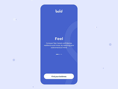 Bold Onboarding - Mobile app animation arounda calm color concept figma health meditation mobile app onboarding player product design ratio reward sketch typography ui ux yoga