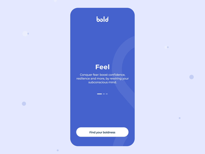 Bold Onboarding - Mobile app animation arounda calm color concept figma health meditation mobile app onboarding player product design ratio reward sketch typography ui ux yoga