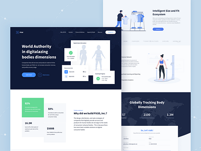 Fit3d - Landing page