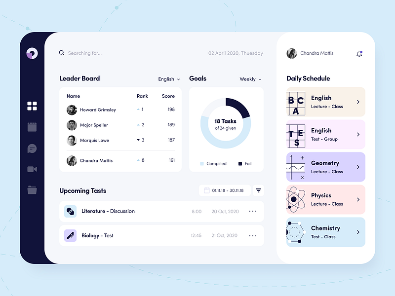 Online Education - Web app by Arounda on Dribbble