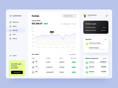 Cashtracker - Web app