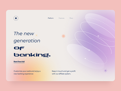 Banking - Landing page