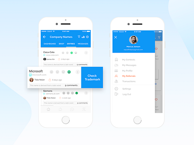 Design contests - iOS App