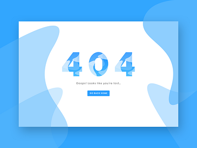 404 Page - Fitness club 404 app design interface sport ui ux web