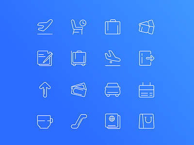 Airport - Downloadable Set of Icons