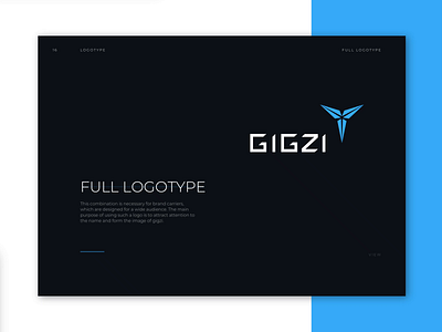 Gigzi - Brand Book Animation arounda blockchain blue brand branding color crypto currency design guidelines identity logo typography white
