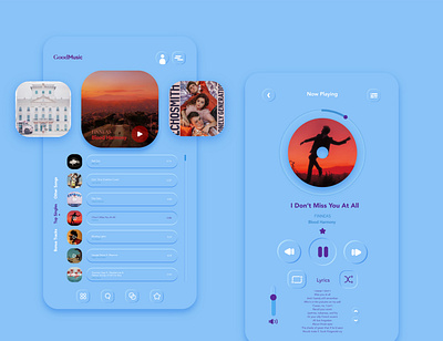 Music UI App Design app appdesign goodmusicui interactive design interactivemultimedia musicartistapp ui uiappdesign uidesign uidesigner visualcommunicationdesign