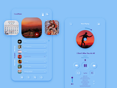 Music UI App Design