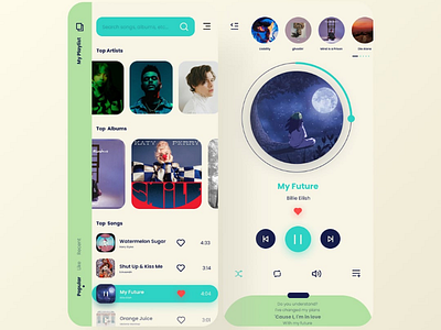 Music Player UI App Design