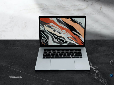 Macbook Laptop Display Web App Mock Up app branding design elements laptop mockup macbook web app mockup